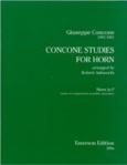 Studies for Horn in F . Horn. Concone