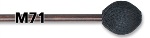 M71 Corpsmaster Keyboard Mallets (cord) . Vic Firth