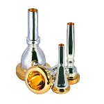 3513CGR 3C Gold Rim Trumpet Mouthpiece . Bach