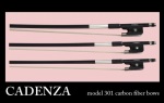 BL301B Cadenza Violin Bow (3/4, carbon fiber) . Eastman
