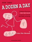 A Dozen A Day v.3 . Piano . Burnam