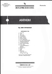 Anthem (score only) . Concert Band . Edmondson