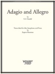 Adagio and Allegro . Alto Saxophone and Piano . Handel