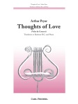 Thoughts of Love (valse de concert) . Trombone or Baritone B.C and Piano . Pryor