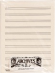 50 Looseleaf - 8 Stave Paper