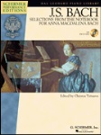 Selections from The Notebook for Anna Magdalena Bach w/CD . Piano . Bach
