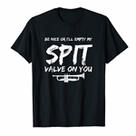 100373S My Spit Valve is Open T-Shirt (small) . Music Treasures