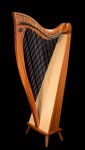 CRESCENDO34 String Harp w/Case (34 strings) . Dusty Strings