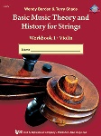 Basic Music Theory and History for Strings v1 . String Bass . Various
