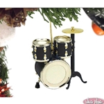 Music Treasures 463116 Drum Set Ornament (black)