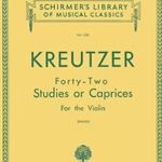 Studies or Caprices (42) . Violin . Kreutzer  Strmth