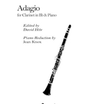 Adagio . Clarinet and Piano . Baermann