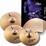 ILHSTD Standard Gig Cymbal Pack (14" hi hats, 16" crash, 20" ride) . Zildjian