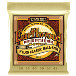P02069 Earthwood Classical Guitar String Set (ball end, 80/20, bronze alloy) . Ernie Ball