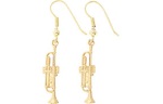 FPE545G Trumpet Earrings (gold) . Harmony