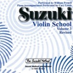 Suzuki School v.3 (CD only) (Revised) . Violin . Suzuki