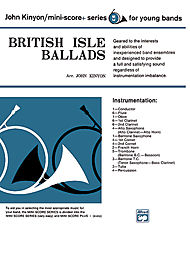 British Isle Ballads . Concert Band . Kinyon