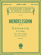 Concerto in E Minor . Violin & Piano . Mendelssohn