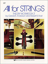 All For Strings Theory Workbook v.2 . Violin . Anderson