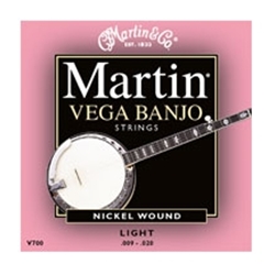 V700 Vega Banjo Strings (5-string, nickel wound) . Martin