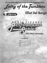 Entry of the Tumblers (score only) . String Orchestra . Del Borgo
