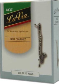LAVOZBC Bass Clarinet Reeds Bx 10 . La Voz