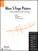 Minor 5-Finger Patterns (achievement skill sheet no.2) . Piano . Faber/Hansen