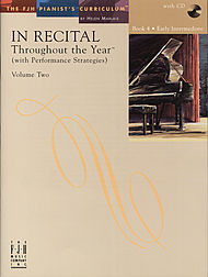In Recital Throughout The Year (with performace stratagies) w/CD v.2 Book 4 . Piano . Various