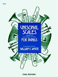 Unisonal Scales . Drums . White