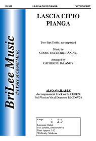 Lascia Ch'io Pianga (2-part treble) . Choir . Handel