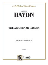 German Dances (12) . String Trio . Haydn
