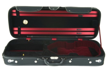 CA1814-BLK "Tempo" Classic Viola Case (15-16.5") w/Black and Red interior . Eastman