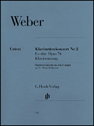 Concerto No.2 in E Flat Major . Clarinet and Piano . Weber