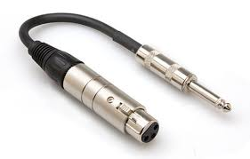 Hosa MIT-176 Microphone Impedance Transformer(XLR3F to 1/4 in TS) . Hose