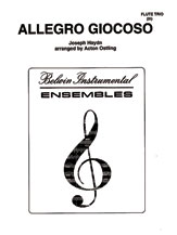 Allegro Giocoso . Flute Trio . Haydn