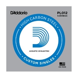 D'Addario PL012 Guitar Strings