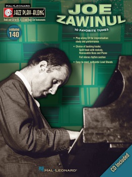 Joe Zawinul Jazz Play Along v.140 w/CD . Any Instrument . Zawinul