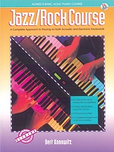Alfred's Basic Adult Jazz/Rock Course w/CD . Piano . Konowitz