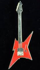 Harmony FPP556GRD Ironbird Guitar Pin (red)
