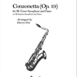 Canzonetta . Tenor Saxophone and Piano . Pierne