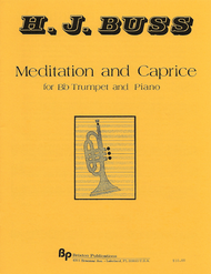 Meditation and Caprice . Trumpet and Piano . Buss