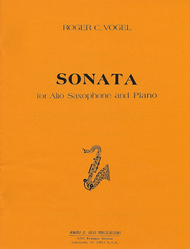 Sonata . Alto Saxophone and Piano . Vogel