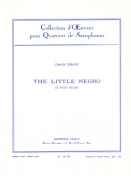 Le Petit Negre . Saxophone Quartet . Debussy