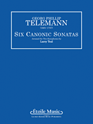 Six Canonic Sonatas . Saxophone Duet . Telemann