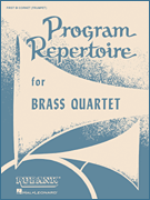 Program Repertoire (second trumpet) . Brass Quartet . Various