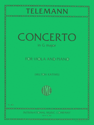 Concerto in G Major . Viola and Piano . Telemann