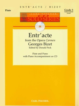 Entr'acte from Carmen . Flute and Piano  . Bizet