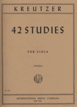 Studies (42) . Viola . Kreutzer