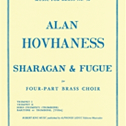 Sharagan and Fugue . Brass Quartet . Hovhaness
