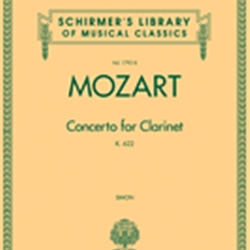 Concerto k.622 w/CD . Clarinet and Piano . Mozart
